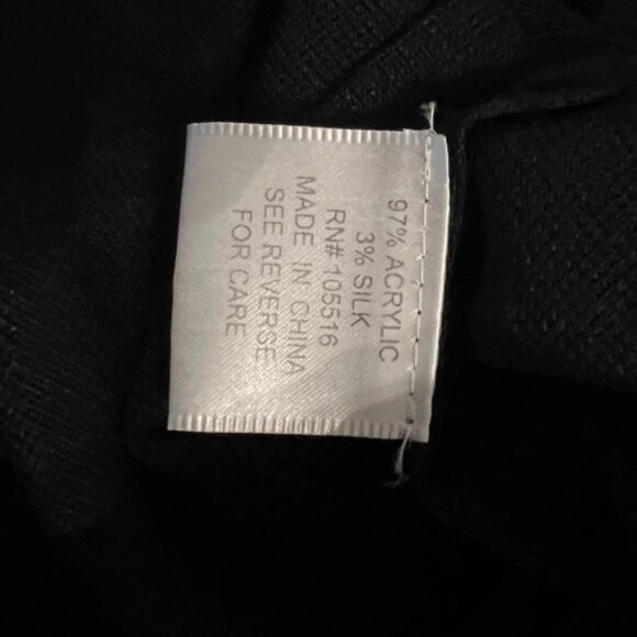 Thom Smith Atelier XXI Black Pant Stretch Wide Leg Side Zip Medium - Picture 4 of 9